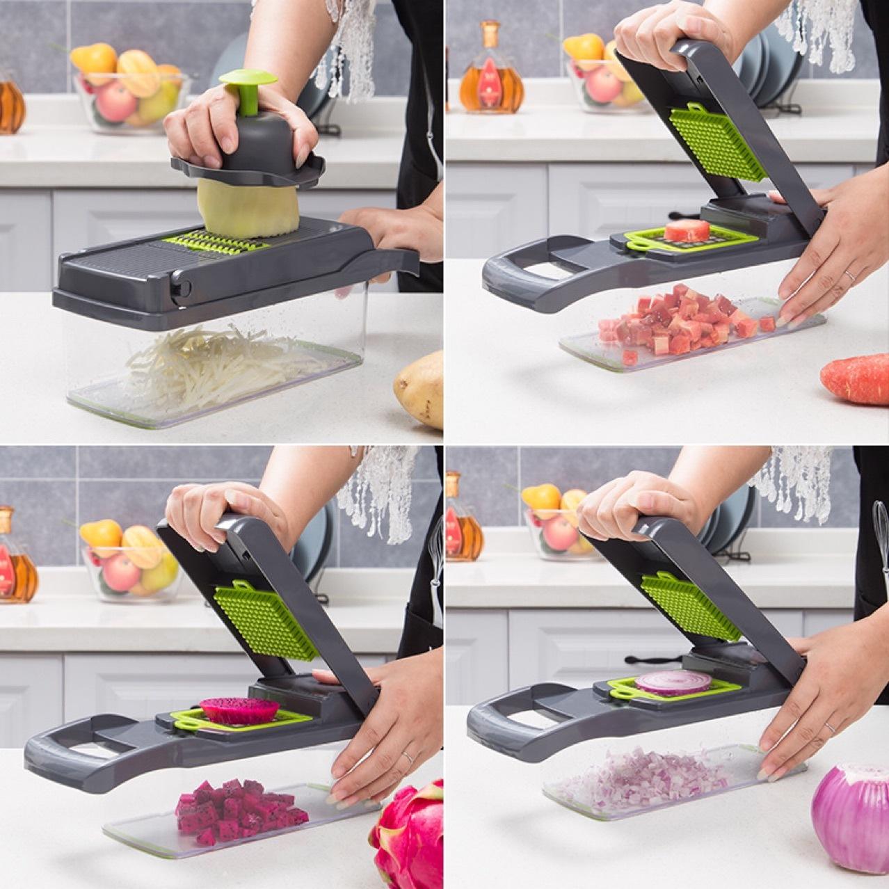 12 In 1 Manual Vegetable and Onion Chopper